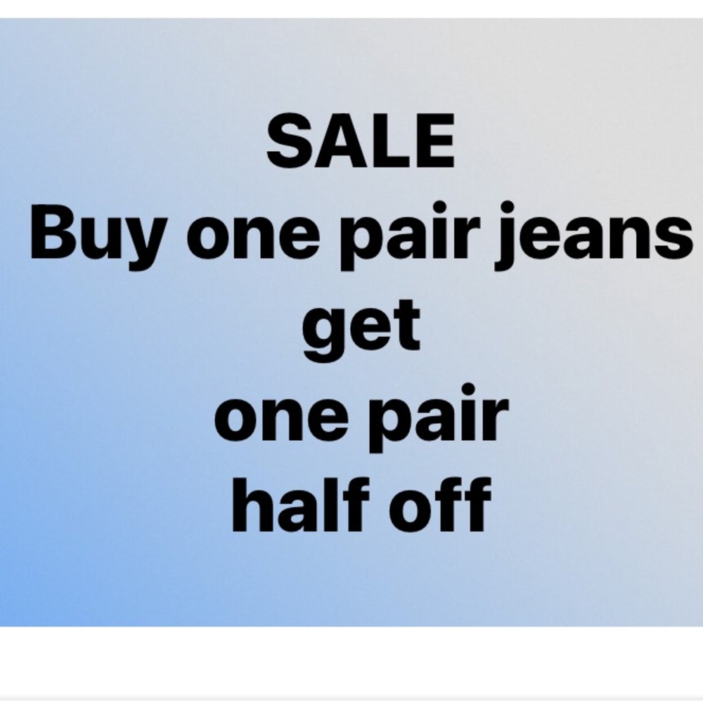 Sale On Jeans